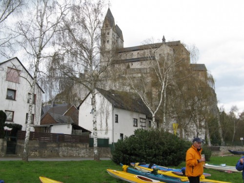 Pause an der Lubentiuskirche vor Limburg